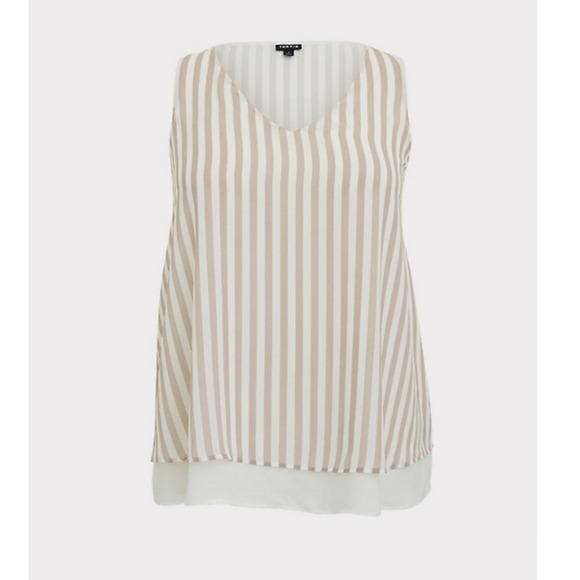 Torrid Chiffon Double Layer Tank - Picture 4 of 8